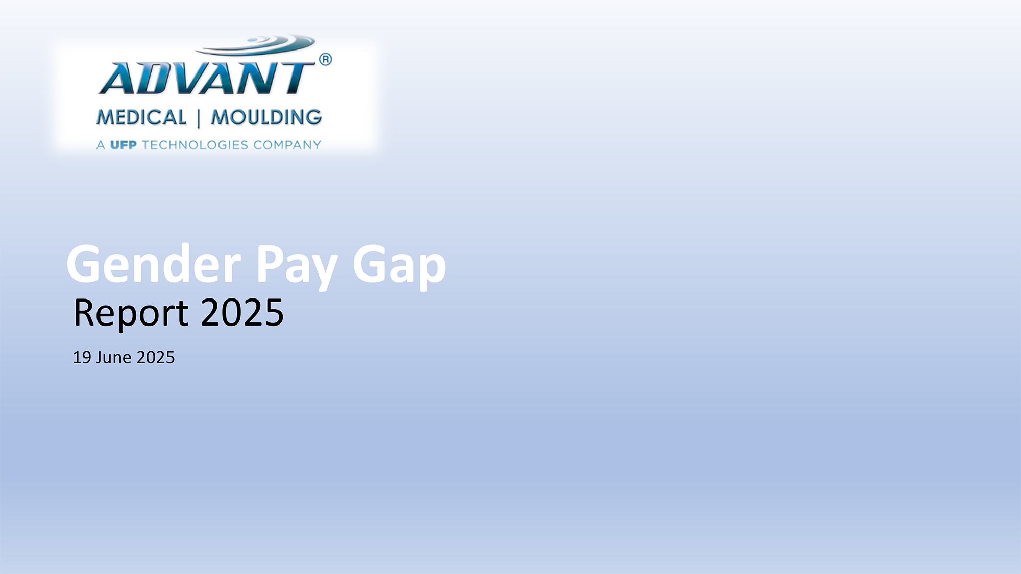 Advant Medical - Gender Pay Gap Report 2025